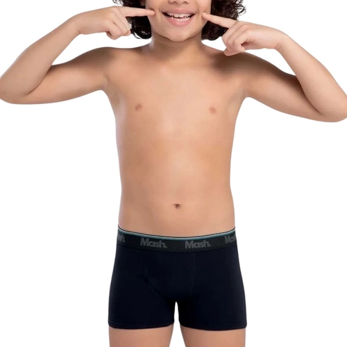 Kit 2 Cuecas Boxer Mash Kids Infantil Algodão