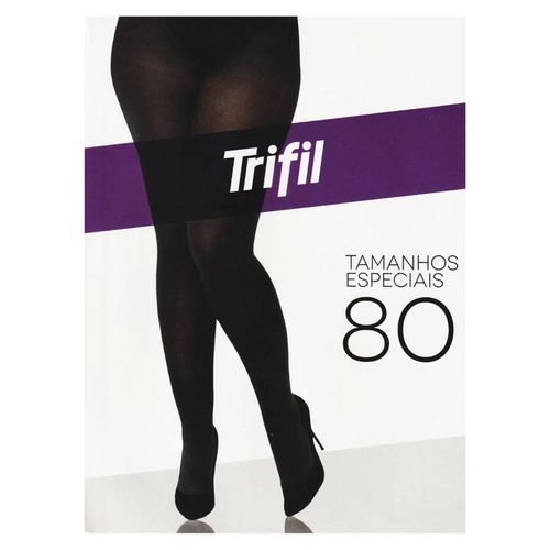 Meia Calça Plus Size Trifil Adulto Fio 80 Opaca