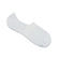 Meia Esportiva Super Invisível Mash Adulto Unissex Com Silicone Interno - BR00-BRANCO