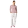 Pijama Manga Longa Lupo Feminino Adulto Estampa Gatinhos Em Algodão - 5020-ROSA