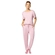 Pijama Manga Curta Lupo Feminino Adulto Leve Meia Estação Com Calça Viscose - 5426-rose