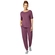 Pijama Manga Curta Lupo Feminino Adulto Leve Meia Estação Com Calça Viscose - 5965-mauwe wine