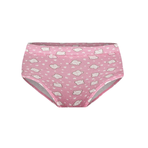 Kit 3 Calcinhas Lupo Lobinha Infantil Estampadas Algodão