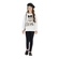 Conjunto Alakazoo! Feminino Infantil Blusão Gatinha Com Calça Legging Molecotton Felpado 4/10 - 000156-PRETO