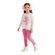 Conjunto Alakazoo! Feminino Infantil Blusão Gatinha Com Calça Legging Molecotton Felpado 1/3 - 011015-BRANCO OFF WHITE