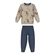 Conjunto Alakazoo! Masculino Infantil Blusão Safari Com Calça Moletom Felpado 1/3 - R6232R-SAFARI BEGE
