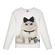 Blusa Manga Longa Alakazoo! Feminina Infantil Malha Modelli Estampas Variadas 4/10 - 000156-PRETO