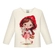 Blusa Manga Longa Alakazoo! Feminina Infantil Malha Modelli Estampas Variadas 1/3 - 015551-VERMELHO NATTY