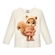 Blusa Manga Longa Alakazoo! Feminina Infantil Malha Modelli Estampas Variadas 1/3 - 018353-LARANJA FLOR DE ANIS