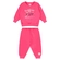 Conjunto Kamylus Feminino Infantil Blusão Dog Com Calça Jogger Moletinho 1/3 - 4440-PINK HOT
