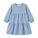 Vestido Manga Longa 3 Marias Kamylus Infantil Cotton Jeans 1/4 - 3010-AZUL JEANS