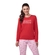 Pijama Manga Longa Cia do Corpo Feminino Adulto Em Malha Suedy Dreams - TOUJOUR VERM-TOUJOUR VERM