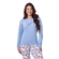 Pijama Manga Longa Cia do Corpo Feminino Adulto Em Malha Suedy Friends - MUSICAL AZUL-MUSICAL AZUL