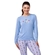 Pijama Manga Longa Cia do Corpo Feminino Adulto Em Malha Suedy Fashion - DOG AZUL-DOG AZUL