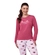 Pijama Manga Longa Cia do Corpo Feminino Adulto Em Malha Suedy Fashion - CORACAO ROSA-CORACAO ROSA