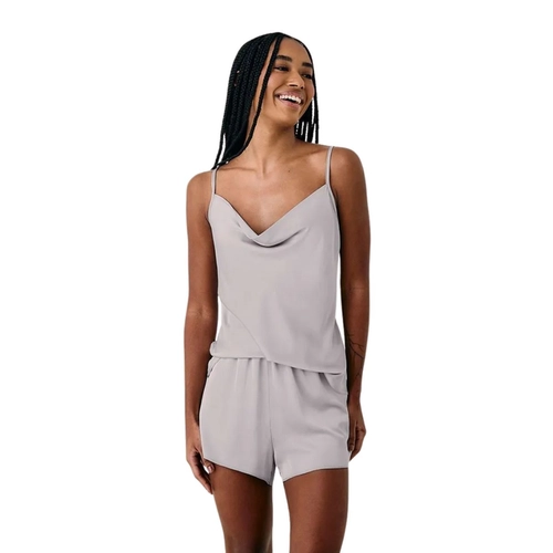 Pijama Short Doll Alças Finas Hope Adulto Em Cetim Grace
