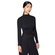 Blusa Manga Longa Warm Loba Feminina Adulto Gola Alta Canelada Sem Costura - 9990-PRETA