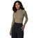Blusa Manga Longa Warm Loba Feminina Adulto Gola Alta Canelada Sem Costura - 6970-CAPUCCINO
