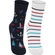 Kit 2 Pares Meias Cano Curto Lupo Kids Masculino Infantil Em Algodão - 0902-MARINHO/BRANCO