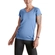 Camiseta T-Shirt Esportiva Lupo Feminina Adulto Gova V Comfortable Poliamida - 0770-AZUL