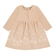 Vestido Manga Longa Kamylus Infantil Coelhinha Cotton Jeans 1/3 - 2200-BEGE AREIA