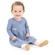 Vestido Manga Longa Kamylus Infantil Coelhinha Cotton Jeans 1/3 - 3010-AZUL JEANS