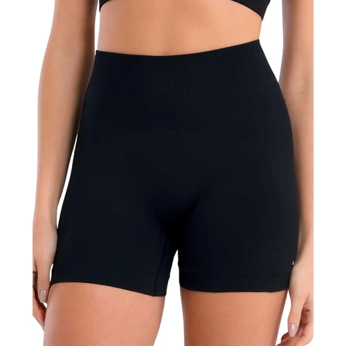 Shorts Cintura Alta Fitness She Feminino Adulto Sem Costura