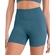 Shorts Cintura Alta Fitness She Feminino Adulto Sem Costura - AZ07 AZUL -AZ07 AZUL