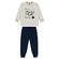 Conjunto Kamylus Masculino Infantil Blusão Dinossauro E Calça Jogger Moletom Penteado 4/10 - 9500-MESCLA CLARO