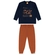 Conjunto Kamylus Masculino Infantil Blusão Dinossauro E Calça Jogger Moletom Penteado 4/10 - 3790-MARINHO