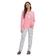 Pijama Manga Longa Danka Feminino Adulto Estampas Sortidas Em Poliviscose - gato-gato