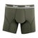 Cueca Boxer Mash Adulto Longa Active Cós Detalhado Em Microfibra - VD07-VERDE MILITAR MEDIO