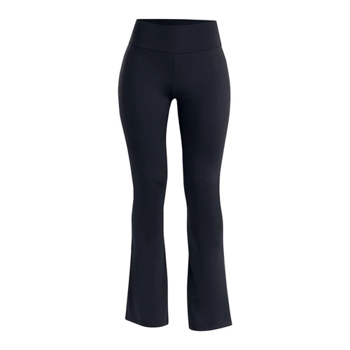 Calça Flare Cintura Alta Fitness She Feminino Adulto Em Microfibra