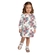 Vestido Manga Longa Milon Infantil Flores Em Cotton 1/3 - 0452-OFFWHITE