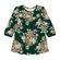 Vestido Manga Longa Milon Infantil Flores Em Cotton 1/3 - 70147-VERDEPINHEIRO