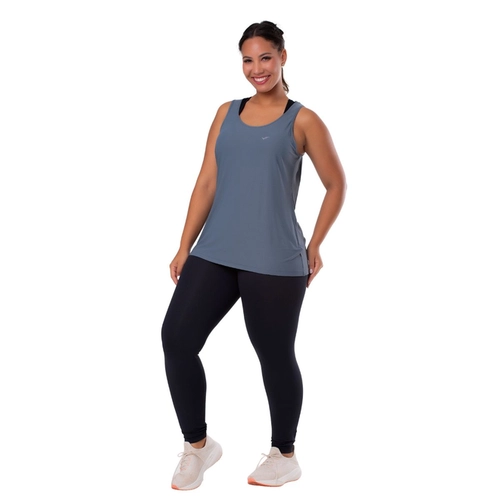 Camiseta Regata Fitness Elite Feminina Adulto Em Poliamida