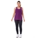 Camiseta Regata Fitness Elite Feminina Adulto Em Poliamida - roxo-roxo