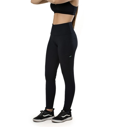 Calça Legging Fitness Elite Feminina Adulto Com Bolso Lateral E Proteção UV50+ Em Microfibra
