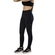 Calça Legging Fitness Elite Feminina Adulto Com Bolso Lateral E Proteção UV50+ Em Microfibra - PRETO-PRETO