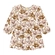 Vestido Manga Longa Milon Infantil Flores Em Cotton 4/8 - 8532-CAMURÇA
