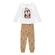 Pijama Manga Longa Kyly Feminino Infantil Pinguim Brilha No Escuro Em Meia Malha Algodão 4/8 - 0001-BRANCO
