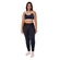 Calça Legging Fitness Elite Feminina Adulto Com Bolso Lateral Em Microfibra - PRETO-PRETO