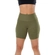 Bermuda Fitness Elite Adulto Feminina Com Bolsos Laterais Em Microfibra - VERDE OLIVA-VERDE OLIVA