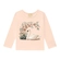 Blusa Manga Longa Milon Feminina Infantil Cisne Em Cotton 4/8 - 3450-LARANJASHELL