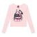 Blusa Manga Longa Kyly Feminina Juvenil Estampada Leve Em Algodão - 40117-ROSASORBETMORANGO