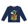 Camiseta Manga Longa Kyly Infantil Masculina Com Estampa Radical Em Algodão - 600025-AZULCREPÚSCULO