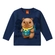 Camiseta Manga Longa Kyly Bebê Masculina Ursinho Em Algodão - 600025-AZULCREPÚSCULO