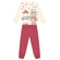 Conjunto Brandili Meninas Infantil Blusão e Calça Jogger Ursinho Glitter Algodão 1/3 - 2579-OFF WHITE