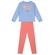 Conjunto Brandili Meninas Infantil Blusão e Calça Legging Glitter Algodão 4/10 - 0197-Azul Hortência