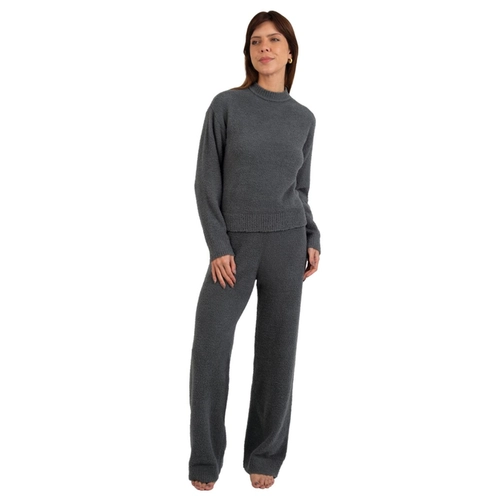 Pijama Manga Longa Hope Feminino Adulto Peluciado